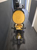 Gele Kraft Driewieler met Duwstang & Zonnescherm, Ophalen of Verzenden, Gebruikt, Duwstang