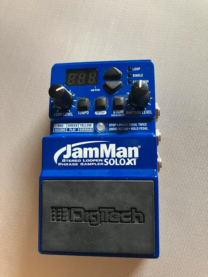 Digitech JamMan Solo XT Looper Pedal, Muziek en Instrumenten, Effecten, Gebruikt, Delay of Echo, Ophalen of Verzenden