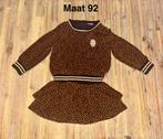 Zwart/bruin jurkje maat 92 Europe Kids, Europe Kids, Meisje, Ophalen of Verzenden, Zo goed als nieuw