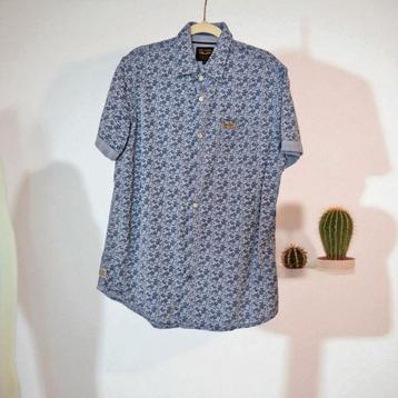 PME LEGEND lichtblauwe blouse met print mt L beschikbaar voor biedingen