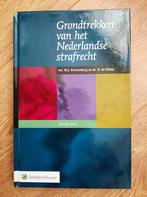 Grondtrekken van het Nederlandse strafrecht., Ophalen of Verzenden, Wolters Kluwer, Alpha, WO