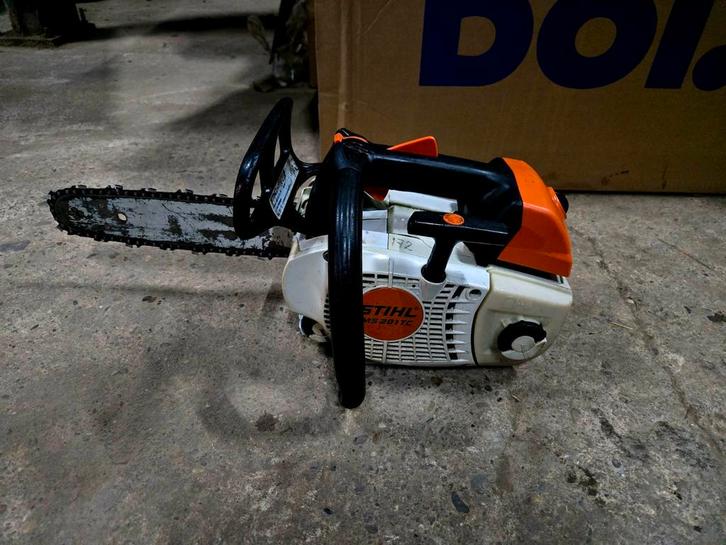 Stihl MS201 T Tophandle kettingzaag | M-Tronic | 30cm MS201T, Tuin en Terras, Hand-tuingereedschap, Gebruikt, Overige soorten