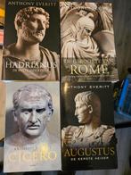 4 Boeken Anthony Everitt (Rome, Hadrianus, Cicero, Augustus), Ophalen, Gelezen, Anthony Everitt, Politiek