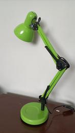 retro groene bureaulamp architectenlamp industrieel design, Gebruikt, Ophalen of Verzenden, Metaal, Minder dan 50 cm