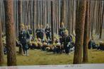 duitsland 1904 soldaten helm geweren in bos, Verzamelen, Ansichtkaarten | Themakaarten, Ophalen, Voor 1920, Gelopen, Sterren en Beroemdheden