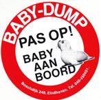 Sticker winkel Baby-dump Eindhoven - Baby aan boord, Verzenden, Zo goed als nieuw, Winkel of Supermarkt