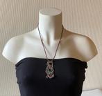 Vintage Boho ketting, Sieraden, Tassen en Uiterlijk, Kettingen, Ophalen of Verzenden, Zo goed als nieuw, Zilver, Overige materialen