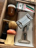 Vintage scheerdoos, helemaal compleet, Antiek en Kunst, Ophalen