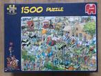 Jan van Haasteren Puzzel - Boerderij Bezoek - 1500 stukjes, Hobby en Vrije tijd, Denksport en Puzzels, Ophalen of Verzenden, 500 t/m 1500 stukjes