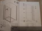 Sealskin douche deur 100x200 chrome, Ophalen, 100 tot 150 cm, Overige typen, Nieuw