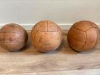 Vintage leren ballen, Ophalen, Gebruikt