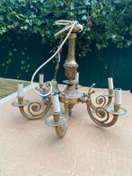 Koperen kandelaar lamp, landelijke stijl, Ophalen, Gebruikt, Metaal, Landelijk