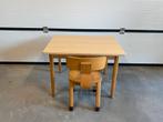Rolf vintage schoolmeubilair. Tafel en stoel. Schoolsetje, Ophalen