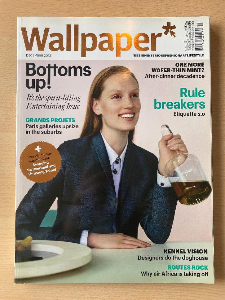 Wallpaper Magazine (UK) 165 - December 2012, Boeken, Tijdschriften en Kranten, Zo goed als nieuw, Glossy, Ophalen of Verzenden