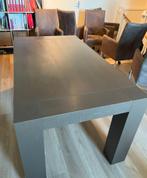 Eettafel 4 persoons uitbreidbaar tot 6 persoons, Huis en Inrichting, Ophalen, Gebruikt, 50 tot 100 cm, Vijf personen of meer