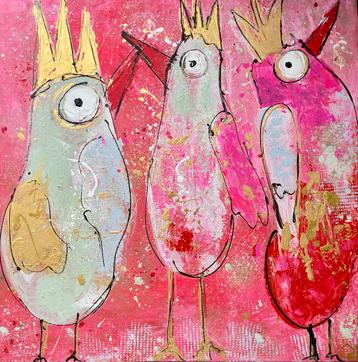 Kleurrijk Abstract Kunstwerk - Carin Art Stijl beschikbaar voor biedingen