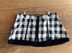 Kort rokje met haaksluiting, schotse ruit, Denny Rose maat L, Kleding | Dames, Maat 38/40 (M), Zwart, Deny Rose, Ophalen of Verzenden