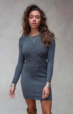 Moost wanted Isabel knitted dress valt als S/M, Maat 38/40 (M), Ophalen of Verzenden, Grijs, Gedragen
