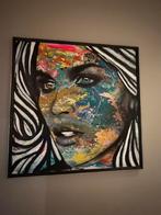 Pop art schilderij Frank Hollywood vrouw origineel, Antiek en Kunst, Kunst | Schilderijen | Modern, Ophalen