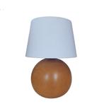 Vintage I.M.T. Italy tafellamp van massief hout, Gebruikt, -, Ophalen of Verzenden, -