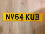 Vintage Great Britain kenteken plaat-nummerbord, Ophalen of Verzenden