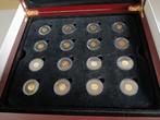 kleinste goud in proof kwaliteit KNM, Koningin Beatrix, Verzenden, Setje, Goud