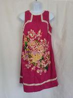 Leuke roze jurk met kant en stiksel mt S merk Derhy, ., Ophalen of Verzenden, Zo goed als nieuw, .