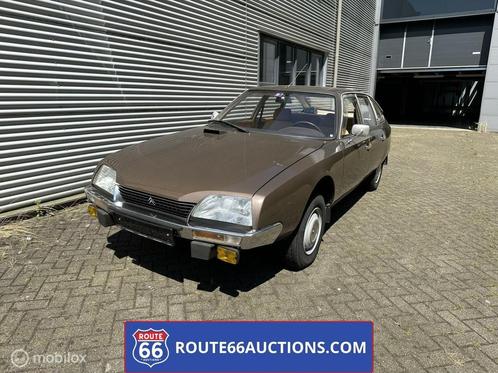 Citroen CX 2400 1976 | Route 66 auctions, Auto's, Oldtimers, Bedrijf, Te koop, Citroën, Benzine, Coupé, Automaat, Bruin