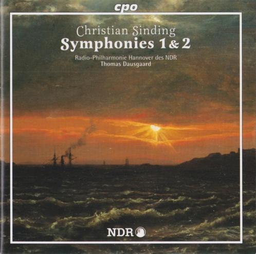 SINDING Symphonies 1 & 2 CD DAUSGAARD CPO, Cd's en Dvd's, Cd's | Klassiek, Gebruikt, Orkest of Ballet, Ophalen of Verzenden