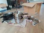 Potten en pannen, Ophalen of Verzenden, Gebruikt, Pannenset
