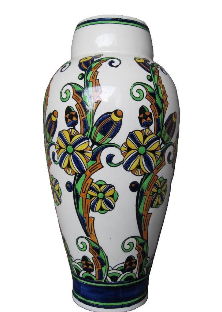 Zeldzame Boch Keramis Charles Catteau D1081 ('1927)., Antiek en Kunst, Antiek | Vazen, Ophalen