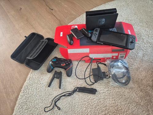 Nintendo switch met accessoires, geen spellen, Spelcomputers en Games, Games | Nintendo Switch, Zo goed als nieuw, Overige genres