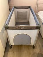 Deluxe grey campingbedje incl. bodemverhoger, Ophalen, Zo goed als nieuw, Reisbedje