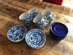 Servies delfts blauw, Ophalen, Zo goed als nieuw, Porselein, Kop(pen) en/of Schotel(s)