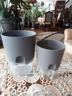 Zelfbewaterende plantenpotten, Tuin en Terras, Bloempotten, Kunststof, Gebruikt, Rond, Binnen