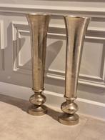 2x Colmore By Diga massief metaal vazen vaas bloemenpotten, Overige materialen, Overige kleuren, Ophalen of Verzenden, Zo goed als nieuw