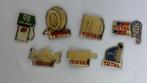 Total brandstof tankstations pins set logo, Verzamelen, Speldjes, Pins en Buttons, Verzenden, Gebruikt