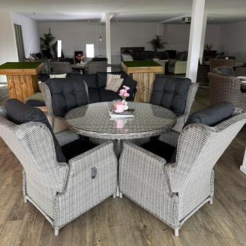 Diverse ronde Tuinsets – Wicker  – Incl. bezorging beschikbaar voor biedingen