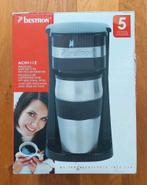Koffiezetter met afsluitbare RVS thermobeker voor onderweg, Ophalen of Verzenden, Zo goed als nieuw