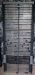 Twee Bossflex verstelbare lattenbodems (90x210), Ophalen, Gebruikt, 90 cm, Eenpersoons