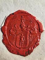 316) ORIGINEEL LAKZEGEL  - WAX SEAL N.L.BURMANNUS 1788, Ophalen of Verzenden, Overige thema's