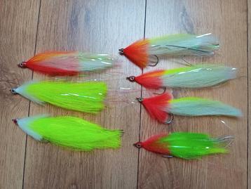 7 x Verzwaarde Snoekstreamers beschikbaar voor biedingen