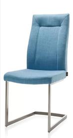 Set van 6 Henders & Hazel eetkamerstoelen "Malene", Huis en Inrichting, Stoelen, Ophalen, Gebruikt, Blauw, Vijf, Zes of meer stoelen