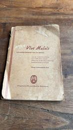 Vlot Maleis - eenvoudig leerboek voor het Maleis, Antiek en Kunst, Ophalen of Verzenden