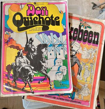 2 Grote Kijk-Schilder-Lees-Plaatboeken beschikbaar voor biedingen