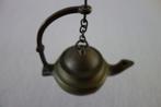 Mijnlamp olie (brons), Antiek en Kunst, Curiosa en Brocante, Ophalen of Verzenden