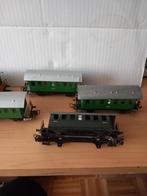 oude blikken marklin wagens, Wisselstroom, Gebruikt, Wagon, Ophalen of Verzenden