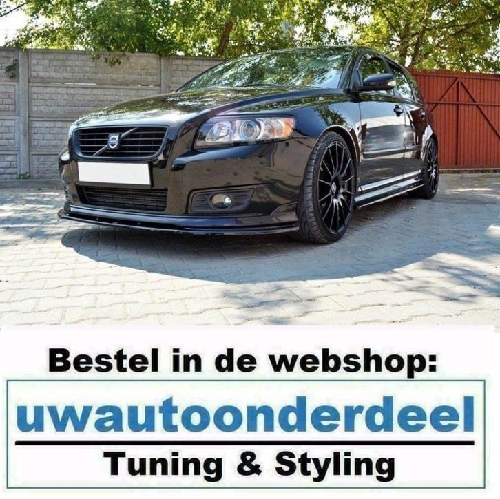 Maxton Design Spoiler Lip Splitter Voor Volvo V50 R Design, Auto diversen, Tuning en Styling, Verzenden