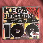 Mega Jukebox Top 100 (1e release)  4cd-box   Arcade, Pop, Gebruikt, Verzenden