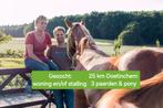 Gezocht huurwoning, eventueel met wei en stalling., Huizen en Kamers, Huizen te huur, Gelderland